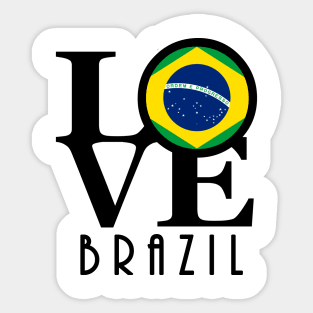 LOVE Brazil Sticker